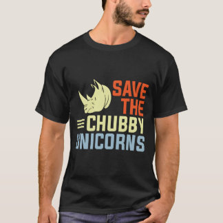 Save The Chubby Unicorns Fat Rhino T-Shirt