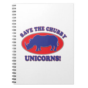 Save the Chubby Unicorns Notebook
