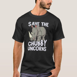 Save the Chubby Unicorns Rhino Vintage 3 T-Shirt