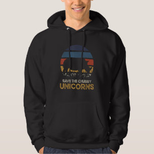 Save The Chubby Unicorns Rhinoceros Horn Zoo Anima Hoodie