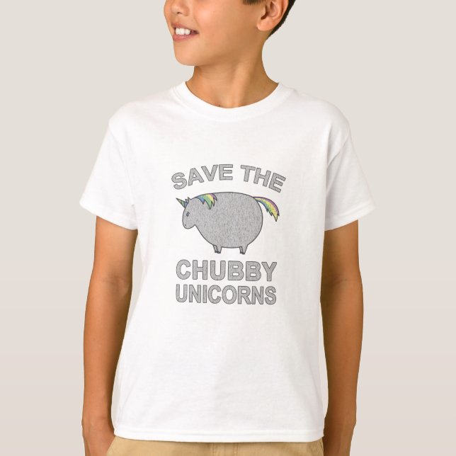 Save The Chubby Unicorns T-Shirt (Front)