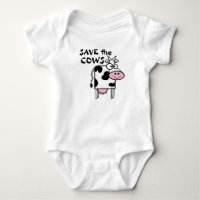 Save The Cows Cute Animal Print
