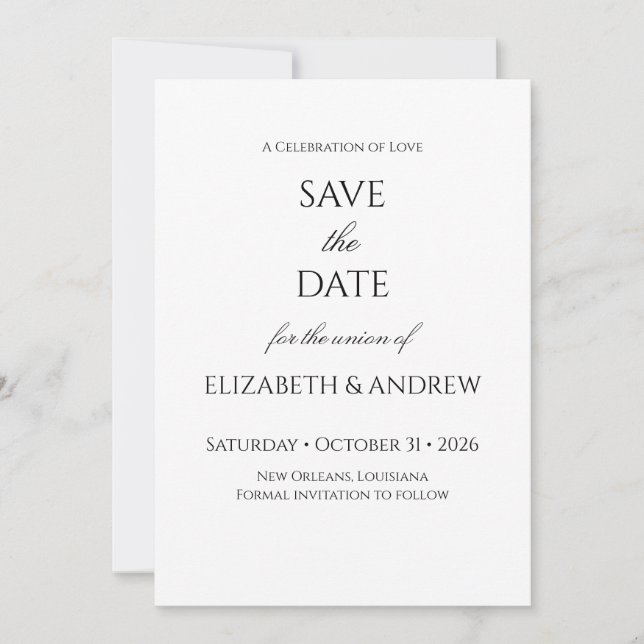 Save the date (Front)
