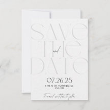 Save the Date 
