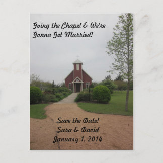 Save The Date 1 Announcement Postcard