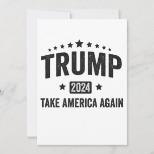 Save The Date 2024 Trump reprend l'Amérique patriotique américai