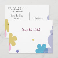 Save the Date 25th Anniversary Party Postcard
