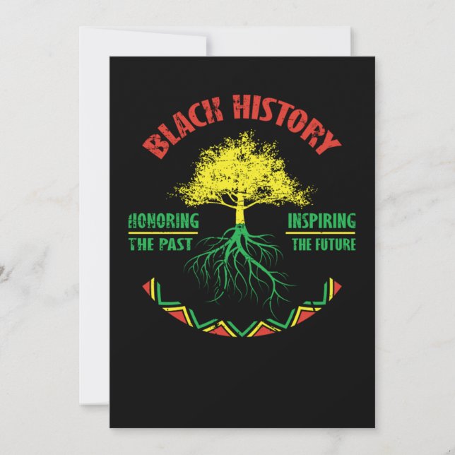 Save The Date 26 Black History Month African Pride Apparel Gift (Devant)