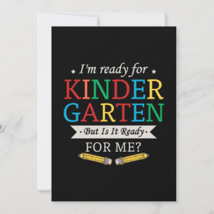 Save The Date 27.Je suis prêt pour la maternelle mais est-il prê