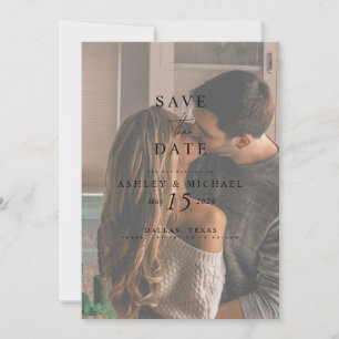 Save The Date 3 Photo Elegant Wedding Website QR Code