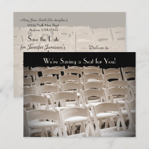 Save the Date 40th Birthday Party, Name,  Announcement Postcard