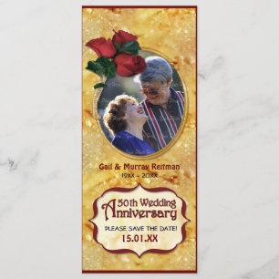Save The Date 50e anniversaire d'or