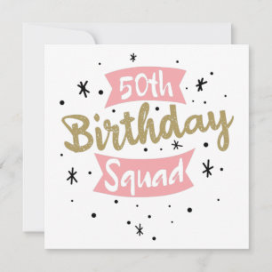 Save The Date 50e Escouade d'anniversaire