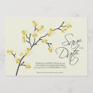 Save The Date 5X7 Cherry Blossom Designer Enregistrer la date 2