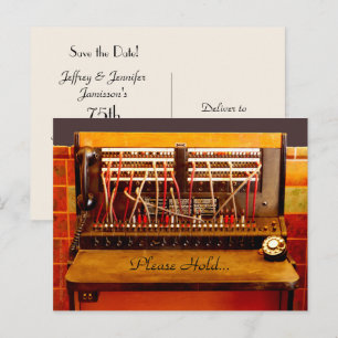 Save the Date 75th Anniversary Party Postcard