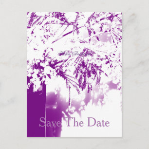 Save the Date 80th Birthday Flower Bouquet Custom Announcement Postcard