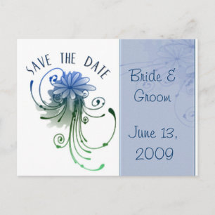 Save the date ... add your own text announcement postcard