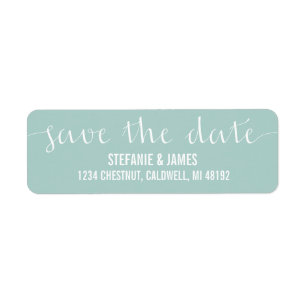Save The Date Address Labels