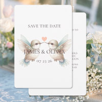 Adorable Mariage Hummingbird Enregistrer la date