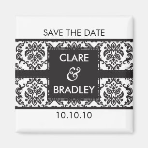 SAVE THE DATE :: aimant :: damask - noir
