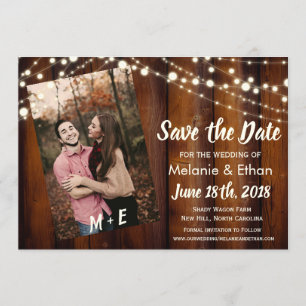 Save The Date AJOUTER UNE PHOTO - Faire part de mariage pour ann