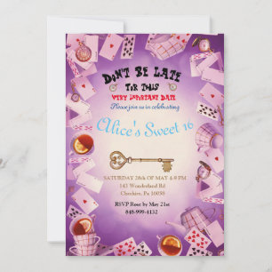 Save The Date Alice Au Pays Des Merveilles Économisez La Date De