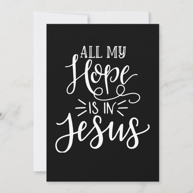 Save The Date All My Hope Is In Jesus Christian (Devant)