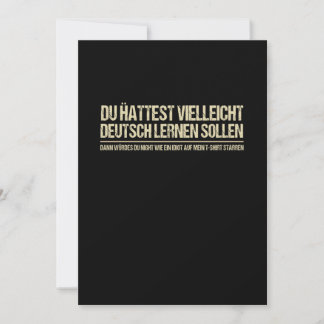Save The Date allemand drôle dire