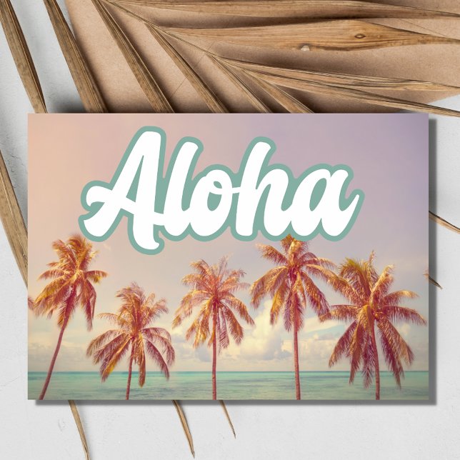 Save The Date Aloha Hawaii Hawaii île Hawaiian mariage Enregistr (Aloha Hawaii Hawaiian Island Wedding Save the Date)