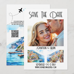 Save The Date Amalfi enregistrer la date photo destination escap