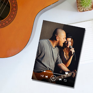 Save The Date Amateurs de musique QR Code Photo Mariage Enregist