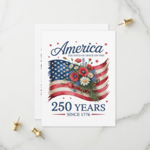 Save The Date Amérique 250 Ans de Liberté 1776 2026