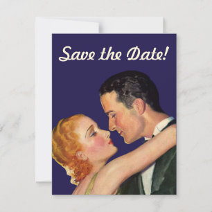 Save The Date Amour et romance vintage, Hollywood, sauvegardez l