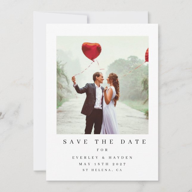 Save The Date Amour éternel, sauvegarder la date, annonce (Devant)