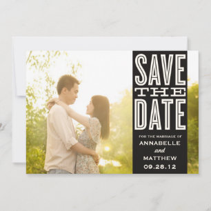 SAVE THE DATE AMOUR VINTAGE ANNONCE DE MISE À JOUR DE LA DATE