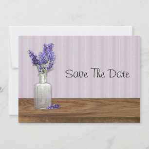 Save The Date Ancienne Bouteille De Lavande Enregistrer La Date