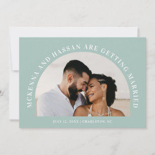 Save The Date Annonce de fiançailles à conserver pour la date Ar