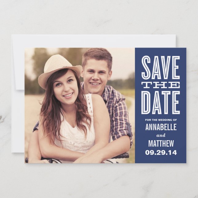 Save The Date Annonce de Mise à Jour | Enregistrer la Date (Devant)