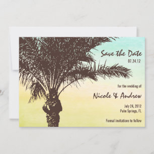 Save The Date Annonce de sauvegarde de date de coucher de soleil