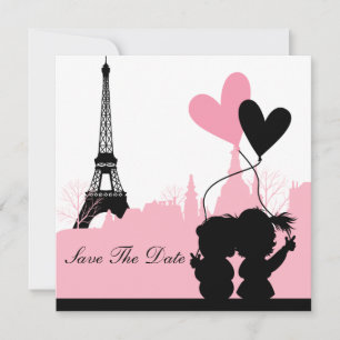 Save The Date Annonce de sauvegarde de la date à Paris