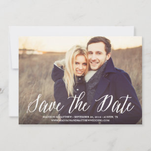 Save The Date Annonce de sauvegarde de la date   Signature