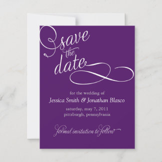 Save The Date Annonce élégante de mise en garde de date
