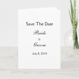 Save The Date Announcement
