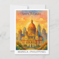 Save the Date Announcement Manila Philippines