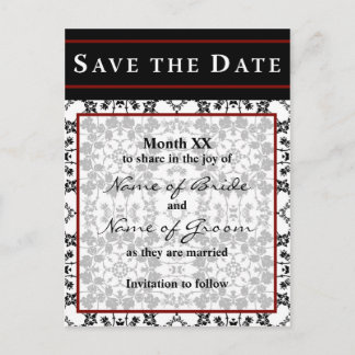Save the Date Announcement Postcard