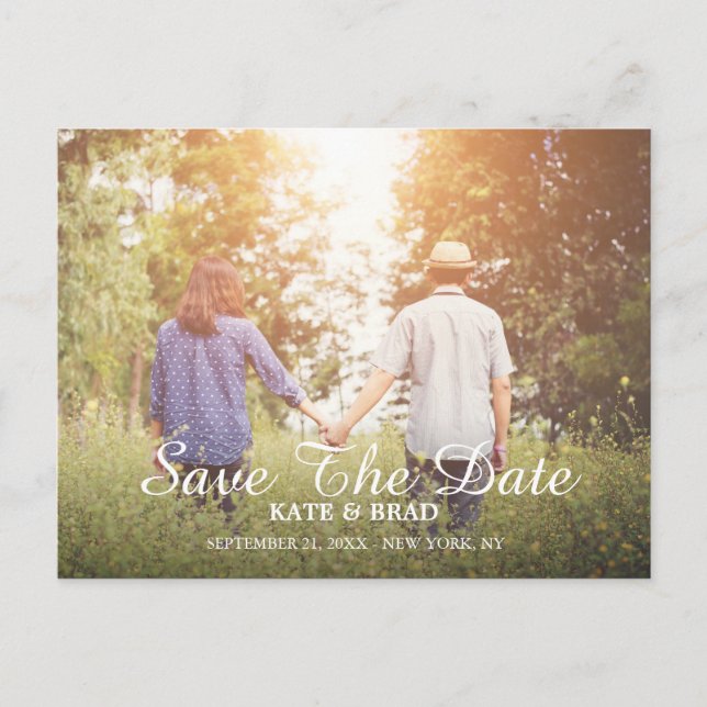 Save the Date Announcement Postcard (Front)