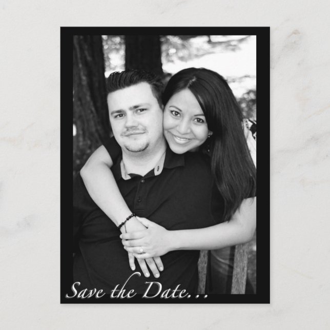"Save the Date" Announcement Postcard (Front)