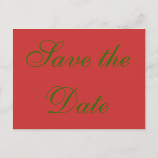 Save the Date Announcement Postcard