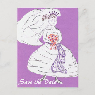 Save the Date Announcement Postcard