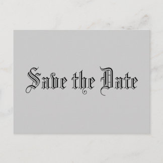 Save the Date Announcement Postcard